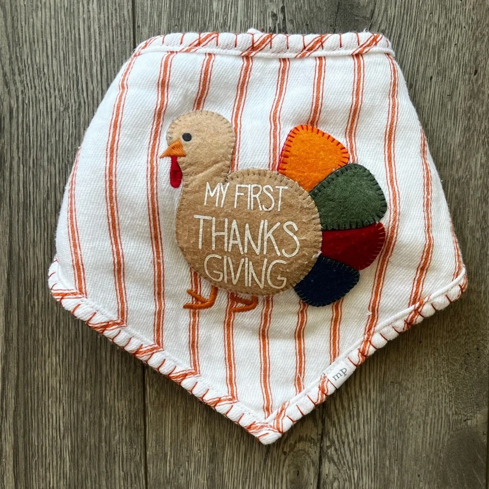 Mudpie “My First Thanksgiving” Bib
